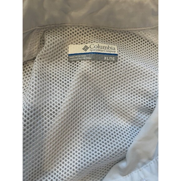 Columbia Youth?  White Performance Fishing Gear  PFG Vented Long Sleeve - READ - Picture 5 of 8